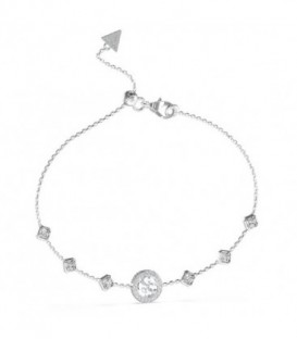 Pulsera Mujer Guess de 19 cm de longitud de acero inox. con piedras.