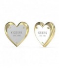 Pendientes Mujer Guess de 1,2 cm. en acero inox. bicolor.