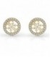 Pendientes Mujer Guess de 1,2 cm en acero inox. con piedras.