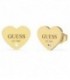 Pendientes Mujer Guess de 1,1 cm. en acero inox. con piedras.