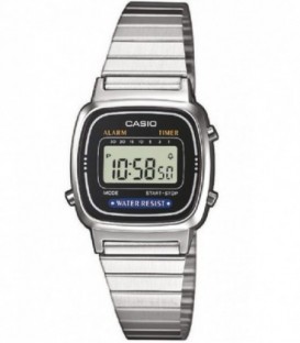 Reloj Mujer Casio digital multifunción con caja de 26 mm. con correa de acero inox.