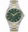 Reloj Hombre Guess multifunción de 45 mm. en acero inox. bicolor.