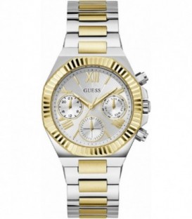 Reloj Mujer Guess multifunción de 38 mm. en acero inox. y correa de eslabones.