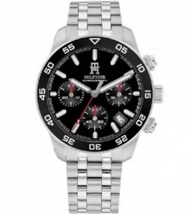 Reloj Hombre Tommy Hilfiger cronógrafo de 41 mm. en acero inox. con correa de eslabones.