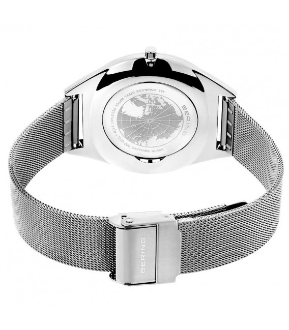 Reloj Hombre Bering ultra delgado con cristal de zafiro.