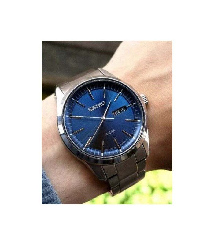 Joyería Zubiaga - Compra Reloj Seiko solar con función de dia y fecha  9017RECASE051 para Hombre.