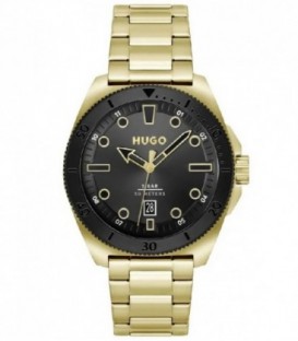 Reloj Hombre Hugo Boss de 45 mm. en acero dorado con correa de eslabones 9169RECAHU025.