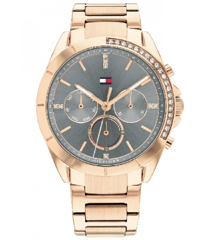 Joyería Zubiaga - Compra Reloj Mujer Tommy Hilfiger de 38 mm. en acero  inox. oro rosa con cristales 9169RESATH029.